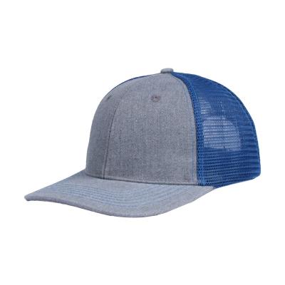 China COMMON Wholesales Slightly bent trucker hat vent mesh cap for casual two-tone hat for men for sale