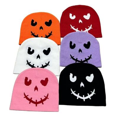 China COMMON Wholesale Funny creative Woolen hat Halloween  festive hat winter caps for women for sale