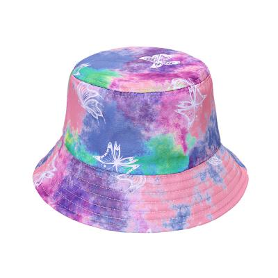 China Sun Protection New colorful printed fisherman's hat Sun protection sun visor cap fashion hip hop cap for sale