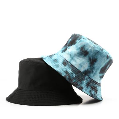 China Sun Protection Factory direct saleshigh quality cap  vintage cap Double-sided tie dye fisherman's hat Outdoor sports  bucket hats for sale