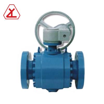 China 10 Inch Trunnion Ball Valve General ANSI 900 Stainless And Carbon Steel for sale