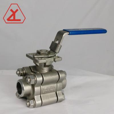 China General 3 PC 2000psi NPT Switch ISO 5211 DIRECT MOUNT CF8M BALL VALVE for sale