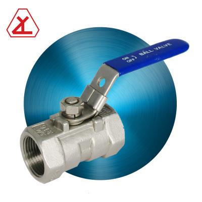 China General Thread Lockable 1/2 Stainless Steel Ball Valve For Gas for sale