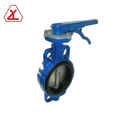 China 6 INCH STAINLESS STEEL BUTTERFLY VALVE GENERAL QUALITY WAUFER DRAWING TYPE HOOK for sale