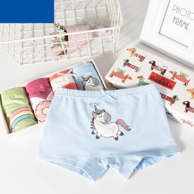 China Cartoon Printed Girls Cute Panties Seamless, Breathable, Sustainable Boxer Briefs Te koop