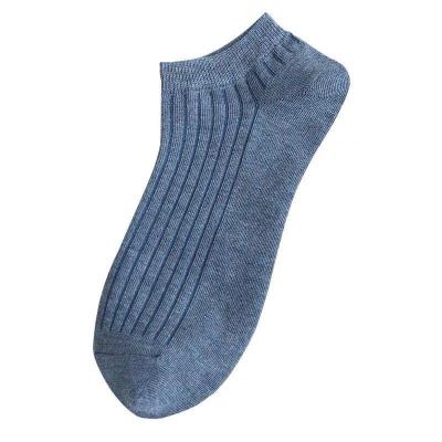 中国 New Design ankle socks men's pure color casual sports boat socks men's cotton socks breathable hose 販売のため