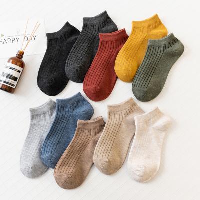 Китай Lady Women Colorful Low Cut Ankle Socks Knitted Weaving Method With Printed Logo продается