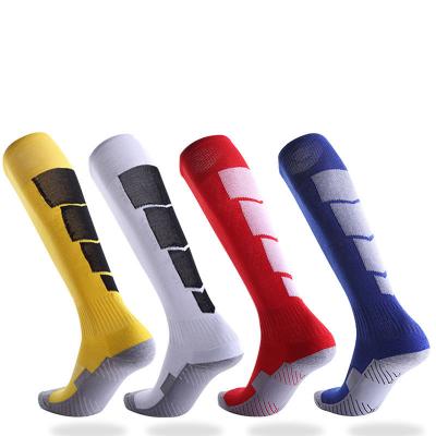 중국 OEM ODM custom men long soccer socks knee copper high stockings football sports anti-slip compression football sport grew socks 판매용