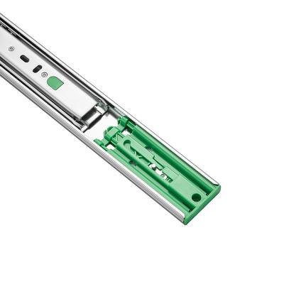 China Support OEM High Level Telescopic Push Ball Bearing Open Drawer Slide For Home Office for sale