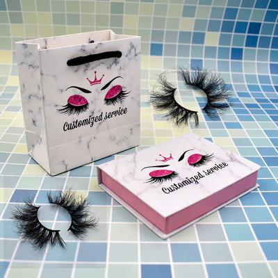 China Wholesale Cheapest Price Natural Lashes Long Thick 5D Eyelashes With Box Packing for sale