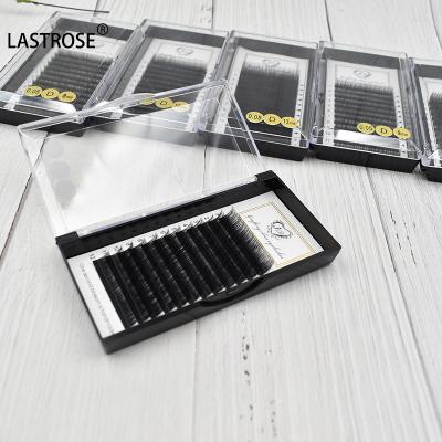 China Full Volume J Since C D Loop Silk Volume Lashes Extensions Eyelash Extensions Wholesale High Quality Individual Mink for sale