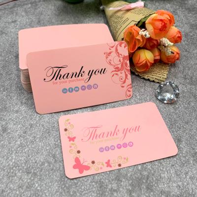 China paper & Wholesale Cardboard Thank You Greeting Card Custom Printing Logo Gift Card Many for sale