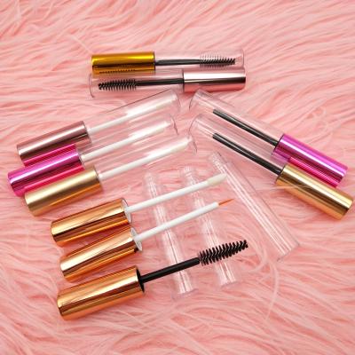 China Empty transparent private label lip gloss tube black lipstick tube plastic tube lastrose for sale