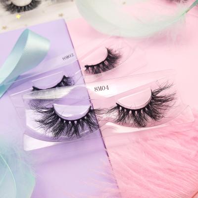 China Wholesale 2021 new style 3D mink lashes fluffy mink eyelash natrue 3D mink eyelash fluffy eyelash seller with custom mink lashes packaging for sale