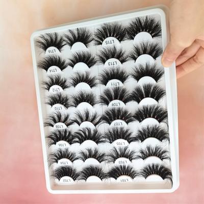 China Dramatic 25mm Long Mink Lashes 25mm Fluffy Mink Lashes 5d Mink Lashes Wholesale Seller 25mm Mink Lashes Real 8d Mink Lashes Private Label for sale