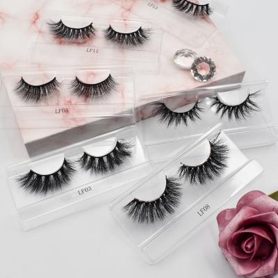 China Wholesale Price Long False Mink Eyelashes Custom Logo Various Natural Hot Eyelash Boxes for sale