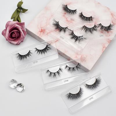 China FAUX Mink Cheap Price Strip Eyelashes Custom Box False Mink Lashes Full Lashes Faux Mink Lashes for sale