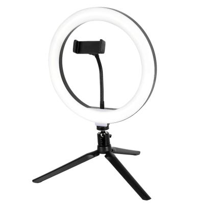 China Wholesale Makeup Light RGB Led Circle 10 Inch Tripod Stand Selfie Ring Light Camera Mirror Makeup Led Ring Light With Phone Holder for sale