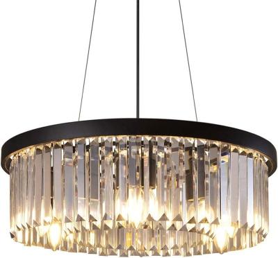 China Surface Mounted Modern Minimalist LED Crystal Clear Glass Pendant Light, 21.65