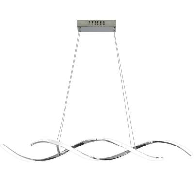 China Modern Simple Modern Led Lamp Modern Simple Dining Room Bedroom Study Strip Office Gym Chandelier Electroplating Gold for sale