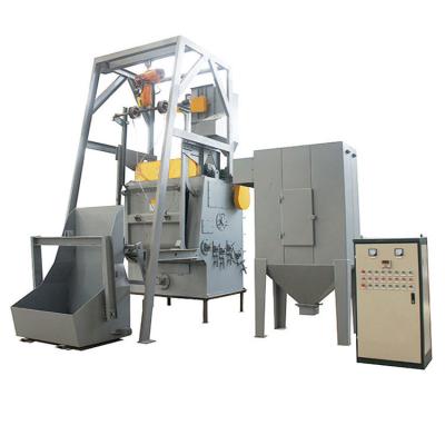 China Small And Medium Castings And Forgings Pulled Blast Tumble Rubber Belt Shot Blasting Cleaning Machine for sale