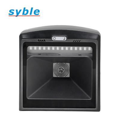 China PC+ABS desktop syble factory QR 1D and 2D code reader omnidirectional barcode scanner fast read high speed for sale