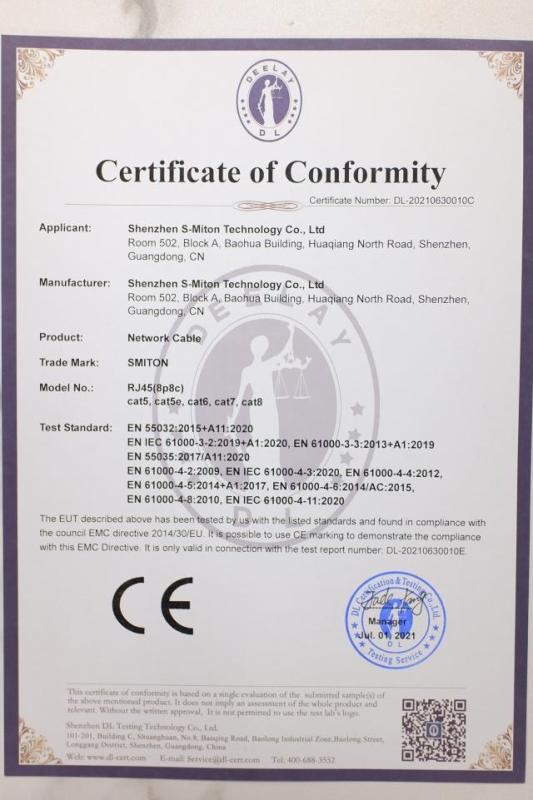 CE - Shenzhen S-Miton Technology Co., Ltd.