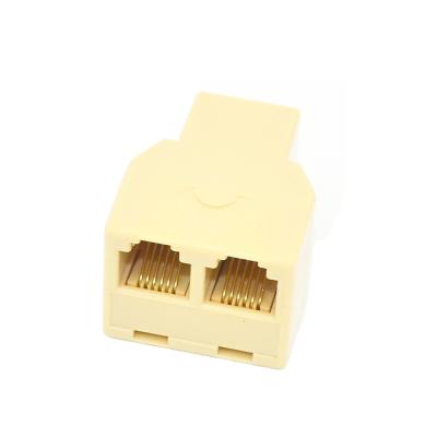 China Telephone Newly 3 Way RJ12 6P6C Splitter Adapter for sale