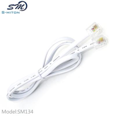 China Telephone Cable Cat3 4c 24awg Sm134 Telephone Cable rj 11 Telephone Cable for sale