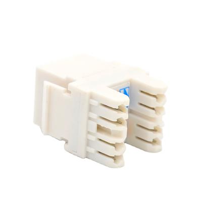 China White Color RJ45 Jack CAT 6 Modular Keystone Module for sale