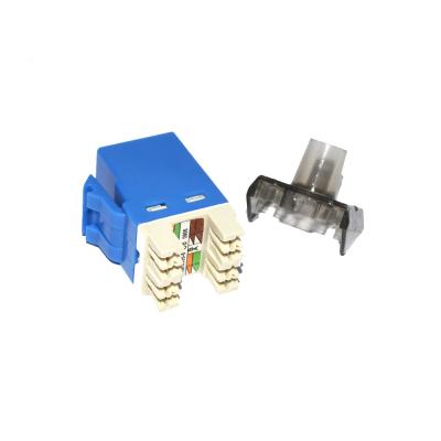 China ABS Commercial Keystone CAT6 Insurance Jack RJ45 Module Jack for sale