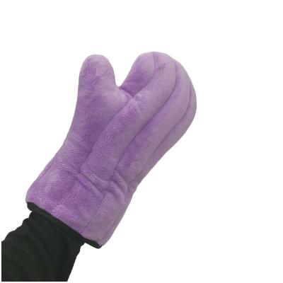 China Microwavable Hand Heating Mittens Microwave Heated Gloves For Hand Fingers With Moist Heat Microwave Heating Pad for sale