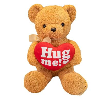 China Decoration; Game ; Present ; Valentines 2022 New Design High Quality 40CM Cute Valentines Teddy Bears Stuffed Soft Plush Toy With Red Heart for sale