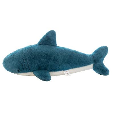 China Decoration; Game ; Hotsales Sleep Sells 50CM Long Soft Plush Blue Shark Plush Toy Wholesale for sale