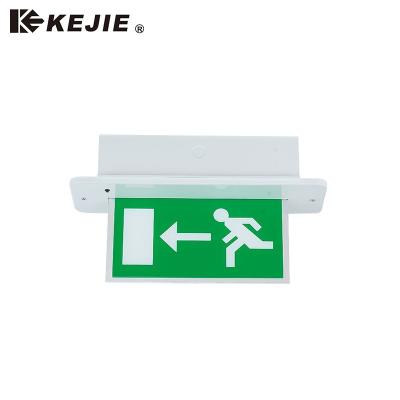 China For Mall Fire 8W High Quality Fluorescent Recessed Ceiling Emergency Exit Sign for sale