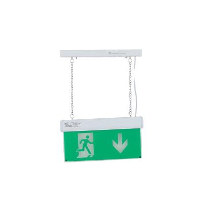 China Hot Sale Cheap Price Hotel Corridor Emergency Exit Sign Rechargeable Led Light for sale