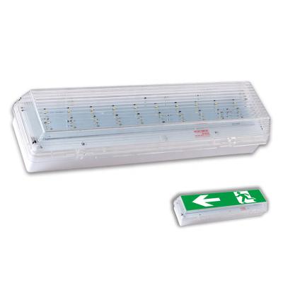 China IP65 Exit Sign Led Emergency Light Kejie Ip65 Exit Sign Led Emergency Light With 30 Pcs Smd2835 Led Light for sale