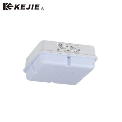 China Polycarbonate For Base And Diffuser Battery Operated Ip65 Square 6W Shape Led Emergency Ceiling Light for sale