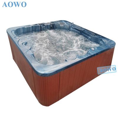 China modern outdoor hot tub for jakuzzy 6 person spa hydro pool therapy outdoor hottub for sale