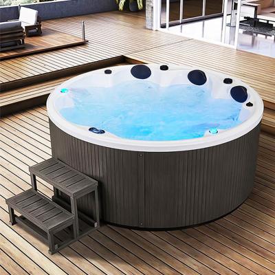 China Round whirlpool massage hottub outdoor spa swimming spa with jakuzi jakuzzi outdoor hottub yacuzzi outdoor spa 6326 for sale