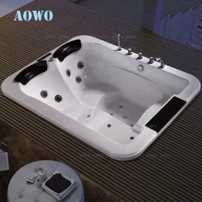 China Massage Whirlpool Tubs Indoor Drop In Bathtub Whirlpool Massage Tub Built In Spa Therapy Tub for sale