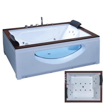 China Massage whirlpool tub for 2 person indoor bathroom massage jakuzzy tub for sale