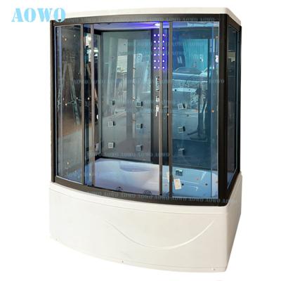 China Computer Control Panel One Person Steam Bath Good Quality Steam Shower Room Whirlpool Bathtub for sale