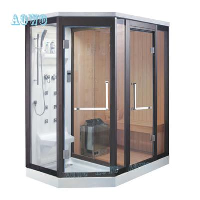 China Steam and Sauna Shower\Steam and Steam Sauna Combination Room Indoor Steam Shower Sauna Jakuzzy Room for sale