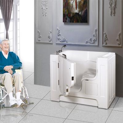 China High Quality Hot Selling Portable Double Side Skirt (Straight Skirt) Walk In Bathtub For Disabled And Senior for sale