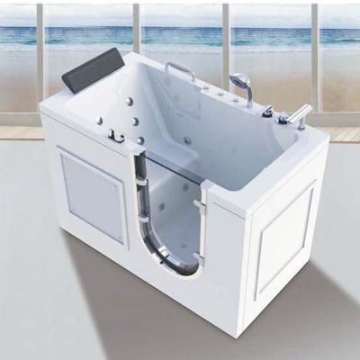 China walk-in whirlpools double side skirt hydrotherapy bathtub (straight skirt) elderly/disabled bathtubs for the elderly 5006 for sale