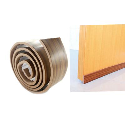 China Durable Door Bottom 40mmx4mmx1.1m Caulking Door Seal Strip for sale