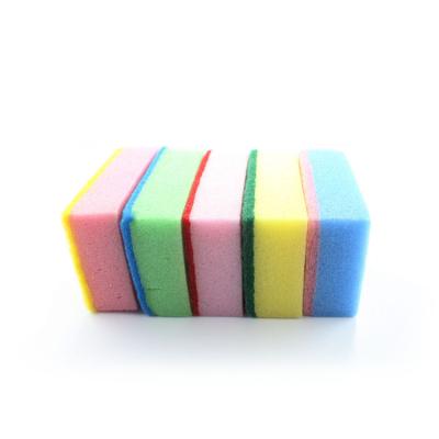 China Sustainable Custom Double Sided Useful Dish Cleaning Brush Kitchen Soap Sponge for sale