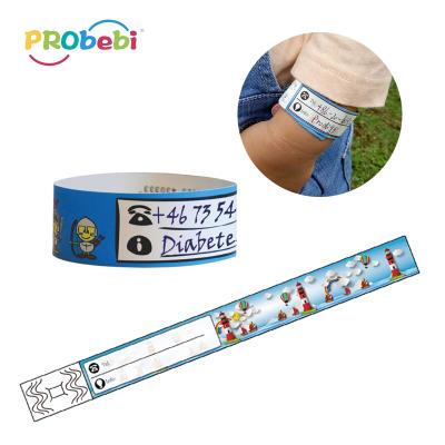 China Easy Install Baby Safety Kids ID Bracelet Kids ID Bracelet Baby ID Bracelet Anti Lost Wristband for sale