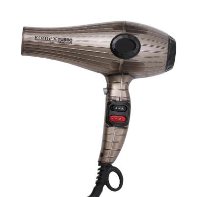 China 2020 Saga Professional Salon Ionic Motor Komex AC Motor Barber Tools Hair Dryer 2400W Low Noise Power for sale